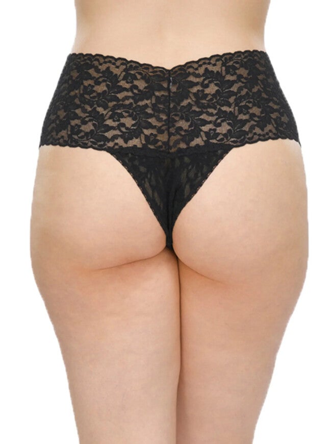 RETRO LACE PLUS THONG, , alternate image number 3