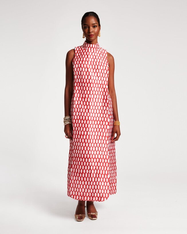Carlyle Dress, OysterRed / Red, hi-res image number null