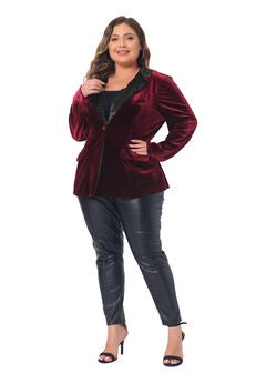 VELVET VINTAGE EVENING SPARKLE SUIT BLAZER