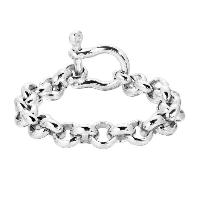 Harley Bracelet 9 inches Silver, Silver / Silver, alternate image number null