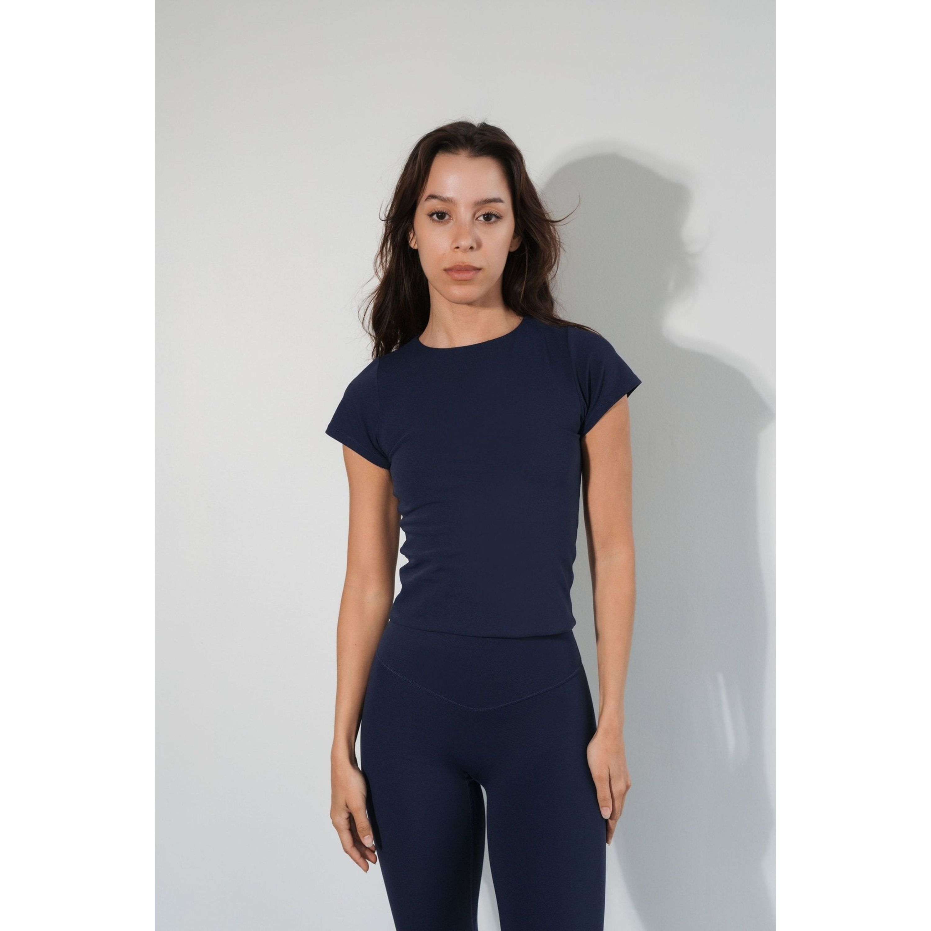 Cloud II Crew Tee, Oxford / Navy, alternate image number 4