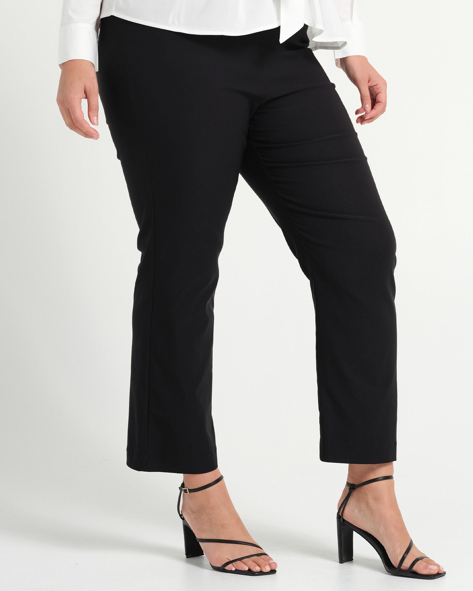 Kora Stretch Straight Pant, Black / Black, alternate image number 2