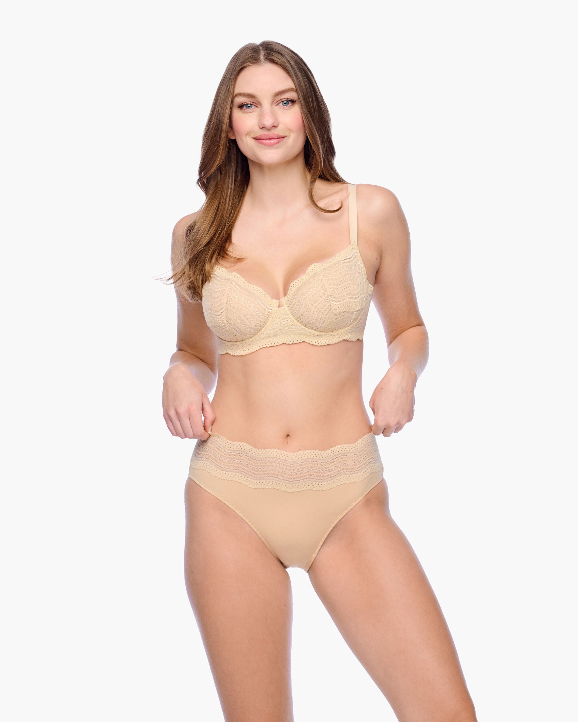 Dolce High Rise Bikini, Blush / Beige, hi-res image number 0