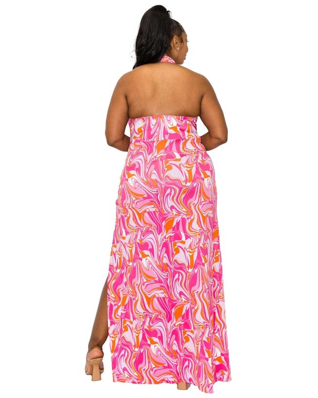 Gisele Halter Neck Dress, , alternate image number 5