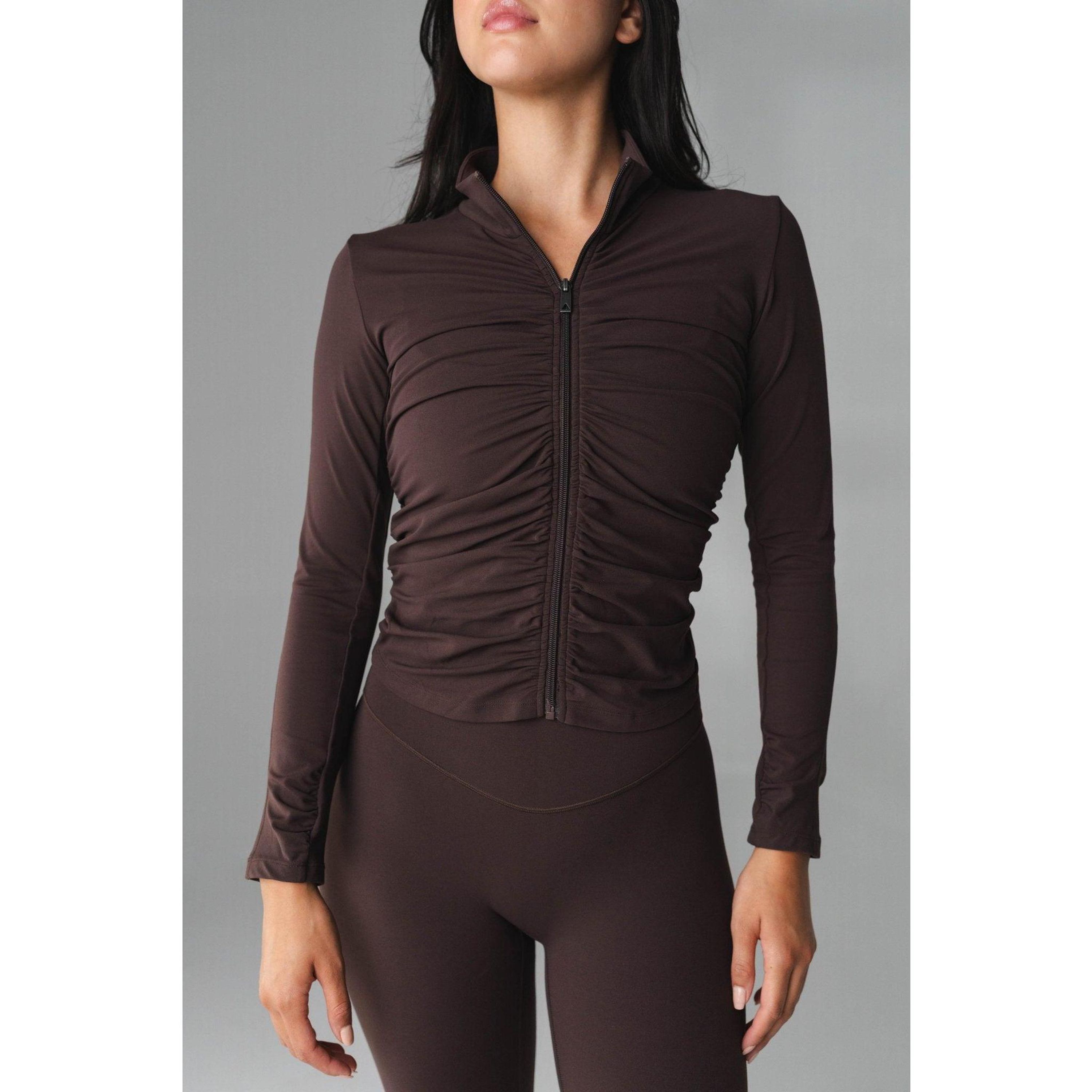 Cloud II Gather Jacket, Espresso / Brown, alternate image number 1