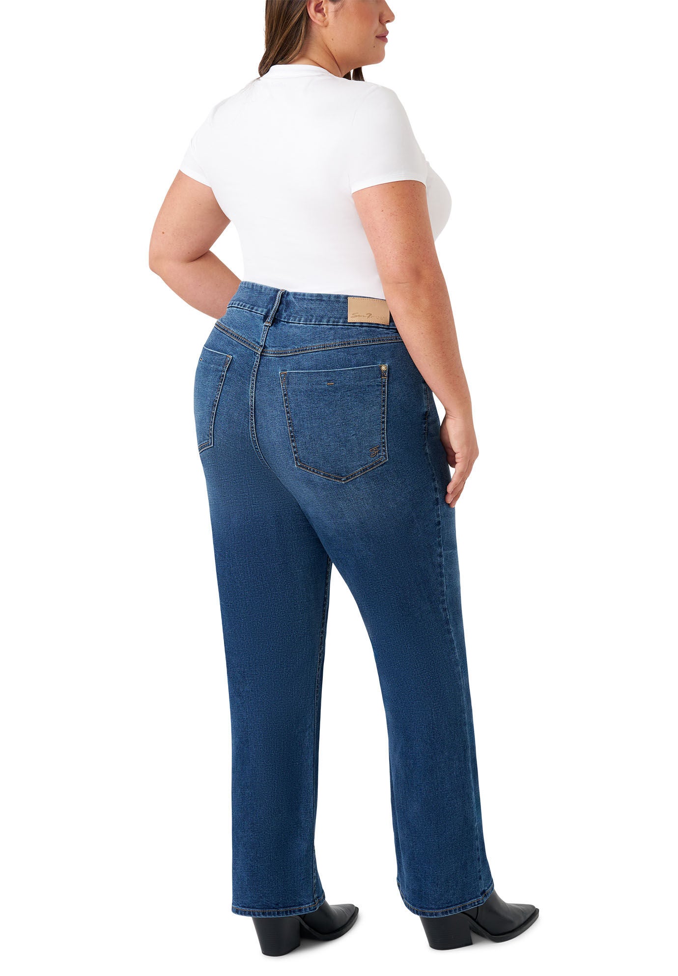 Tummyless Bootcut Jean, Lone Wolf / Medium Wash, alternate image number 2