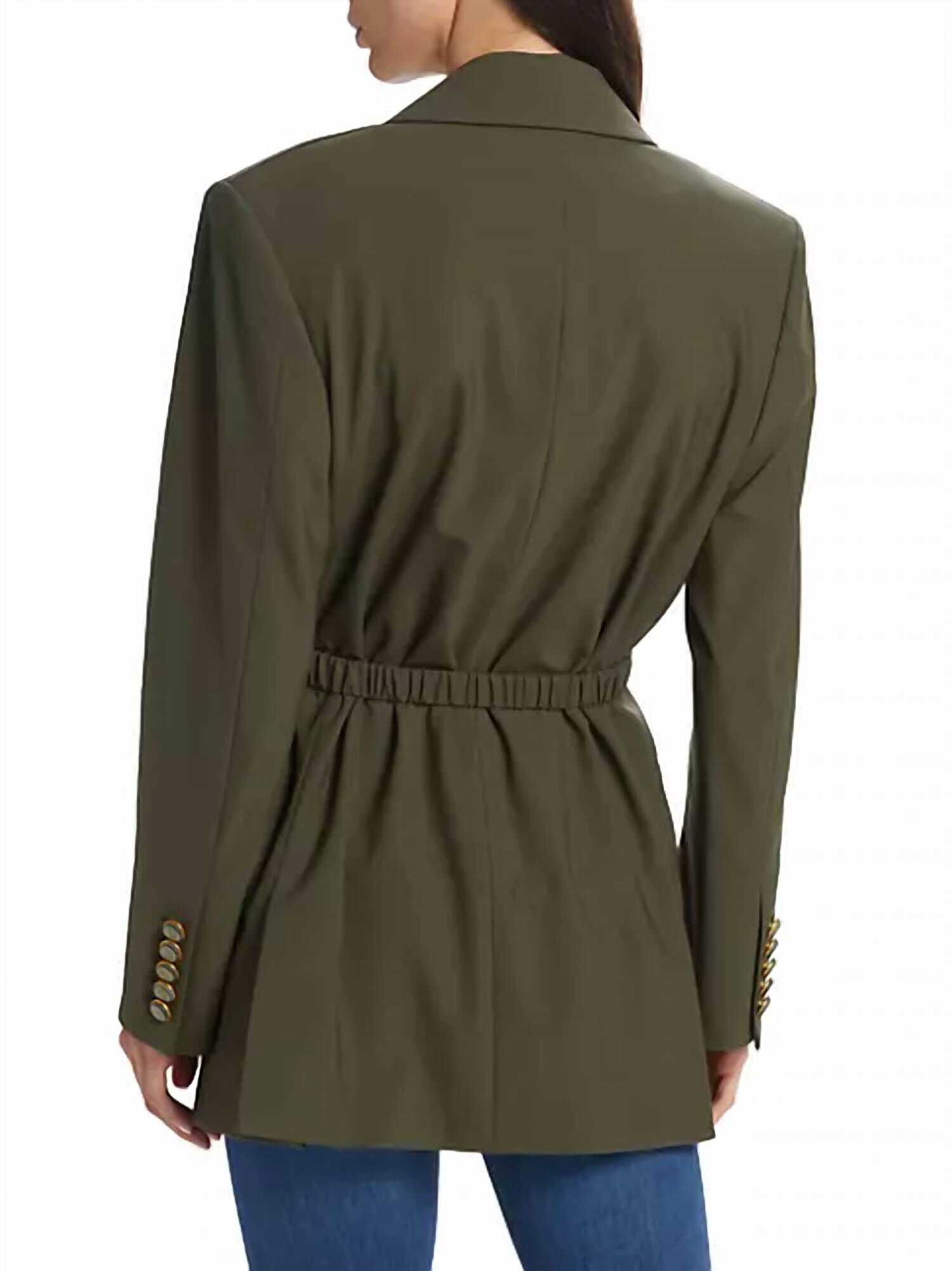 Imogen Small Makeup Pouch, Loden / Olive Green, alternate image number 2