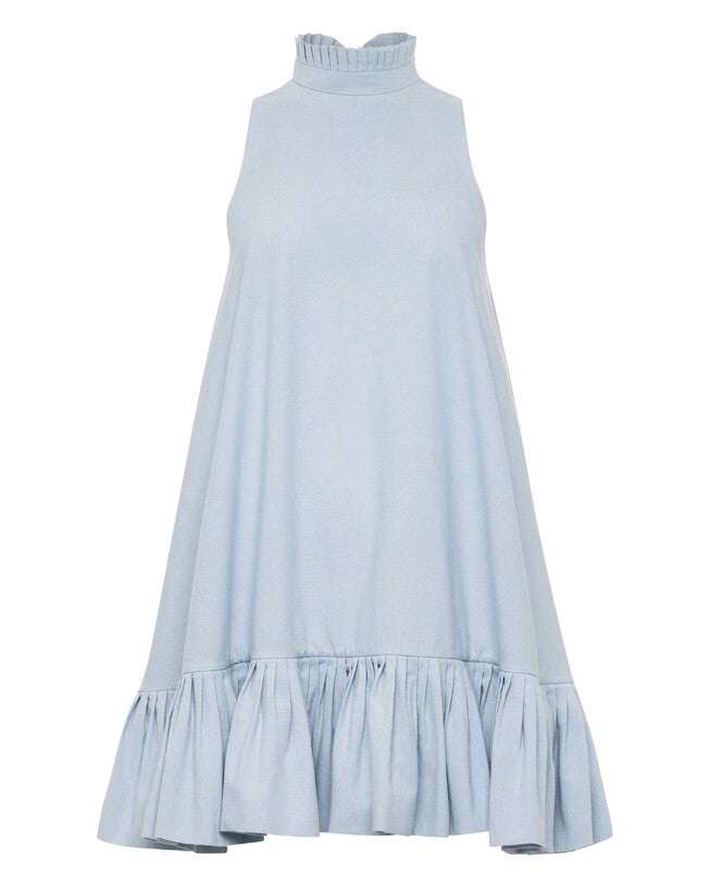 Alcott Chambray Mini Dress, Light Denim / Light Wash, hi-res image number 0