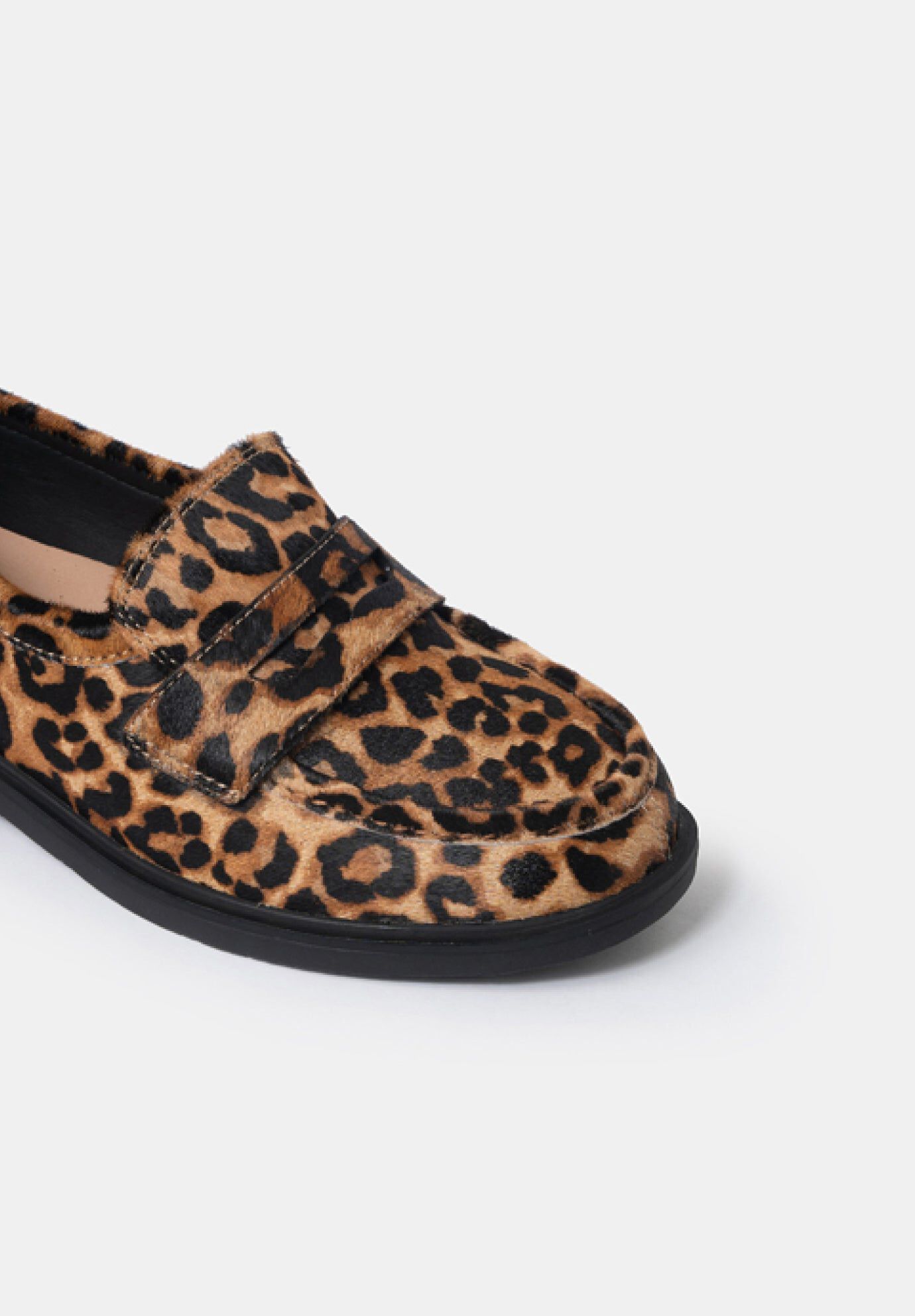 Reese Low Heel Classic Loafers, Leopard Print / see-description, alternate image number 2