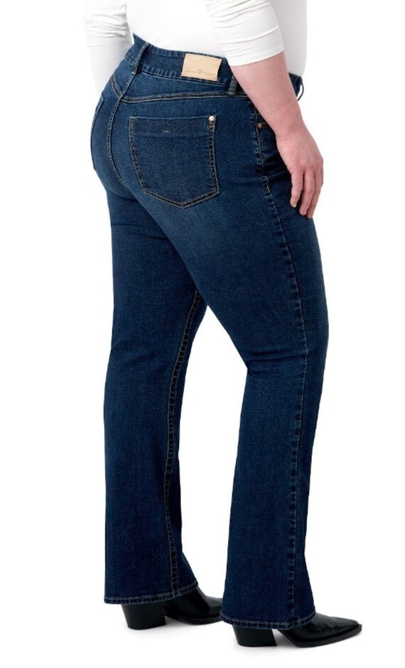 Tummyless Boot, Hayden / Dark Wash, alternate image number 2