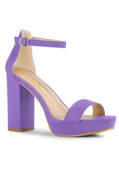 Platform Ankle Strap Chunky High Heel Sandals