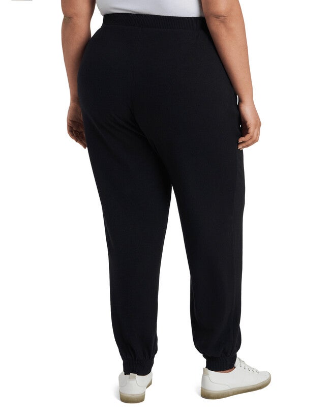 Ellie Drawstring Joggers, RICH BLACK / Black, alternate image number null