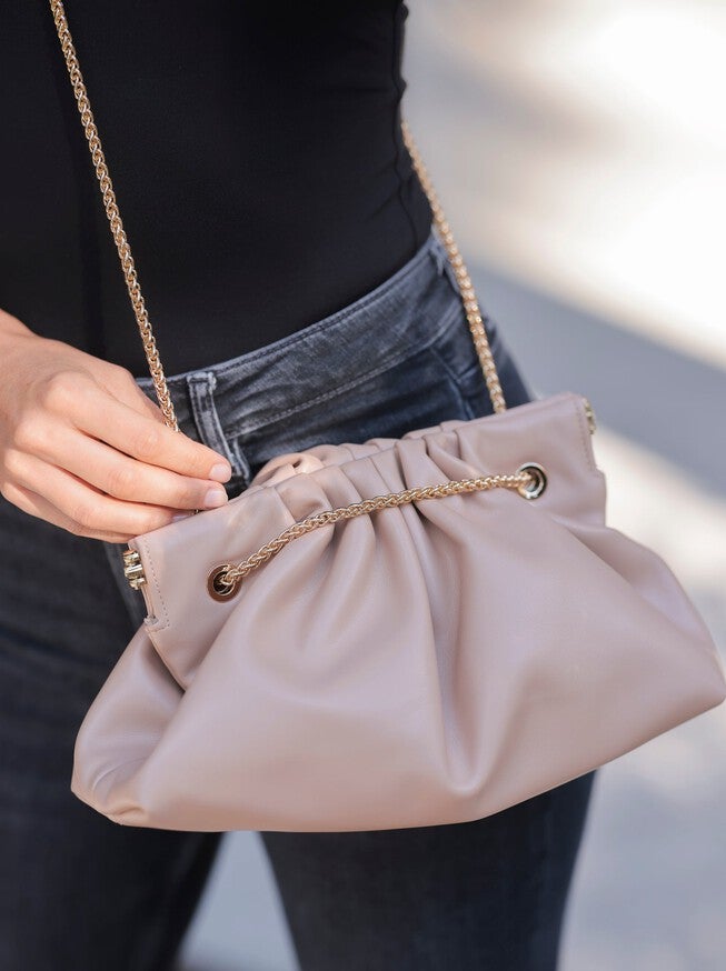Elliot Shoulder Bag Clutch, Sand / Taupe, hi-res image number null