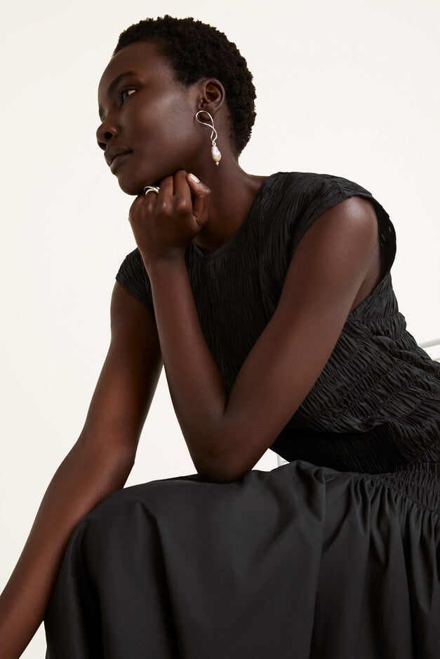 Stijl Dress, Black / Black, alternate image number 3