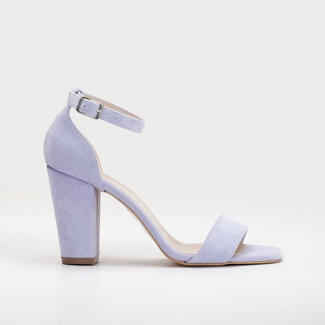 JESS - YELLOW SUEDE SANDALS, LILAC / Lilac, hi-res image number 0
