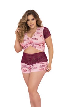 XOXO Two Piece Sleep Set