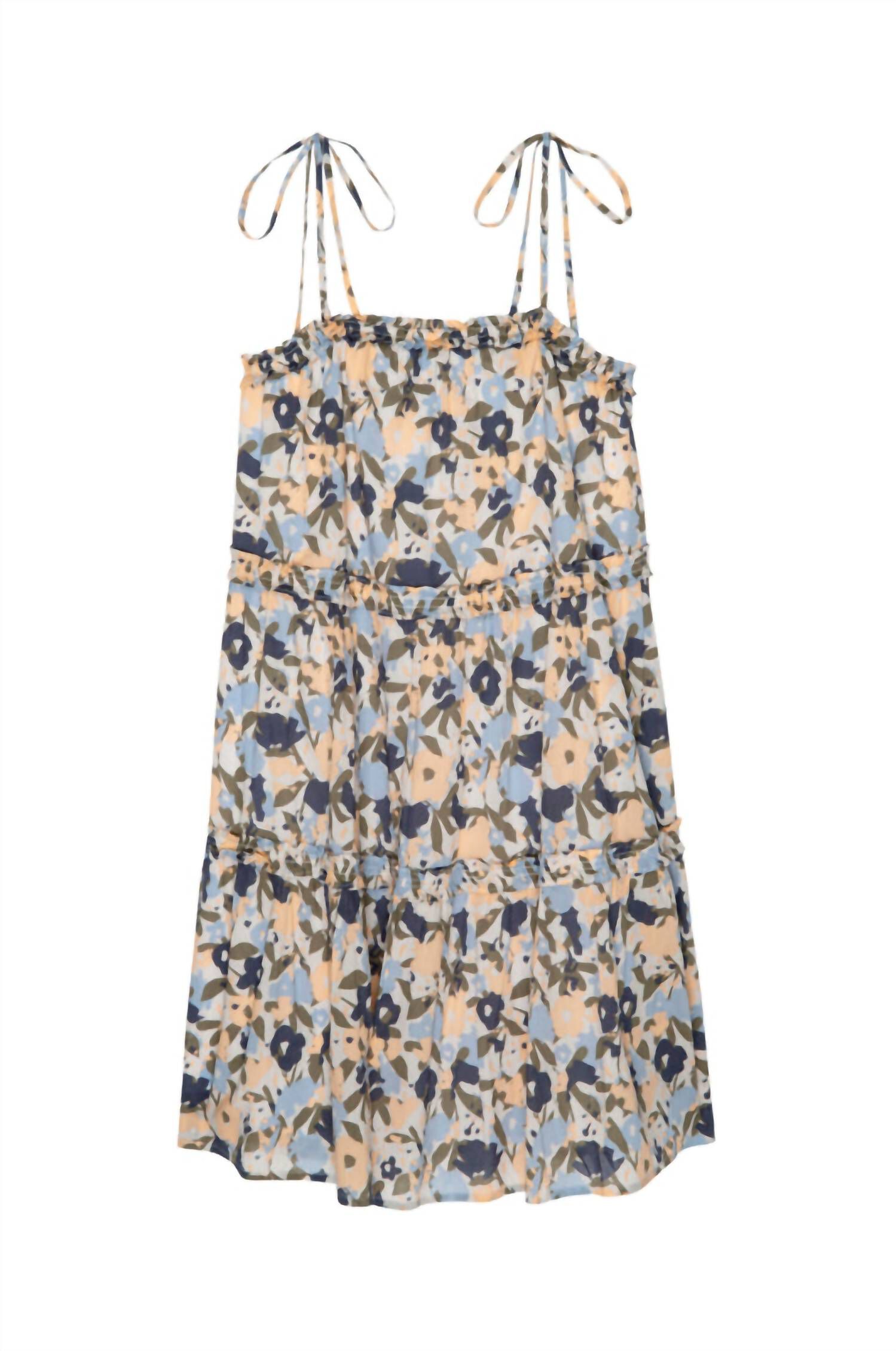 CARALYN DRESS IN MOD FLORAL, Mod Floral / Cool Gray, alternate image number 4