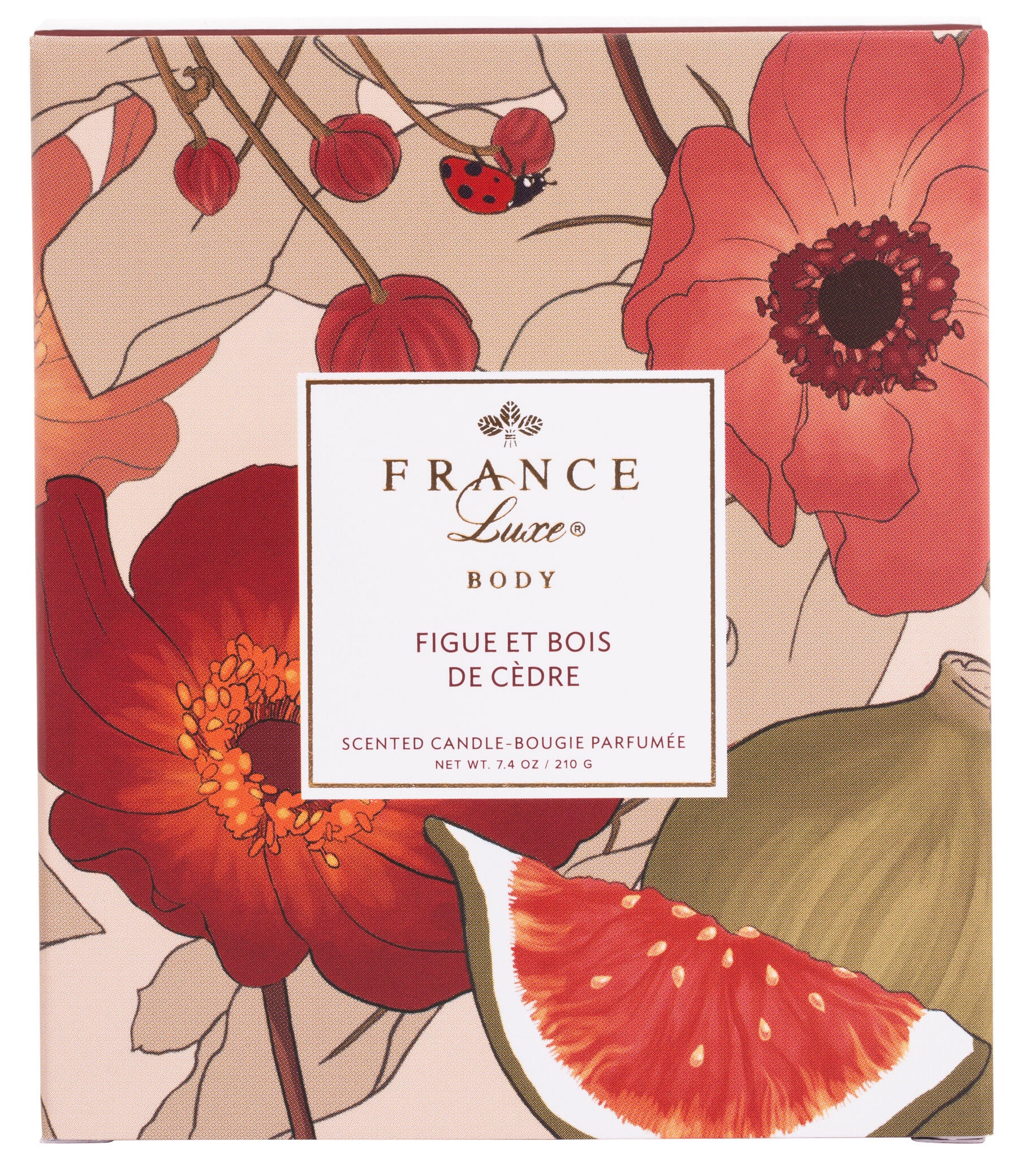 Scented Candle, Figue et Bois de Cdre / Black, alternate image number 2