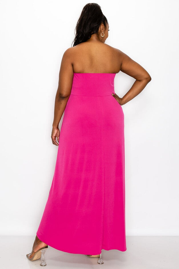 ADRIANNE HIGH LOW DRESS, , alternate image number null