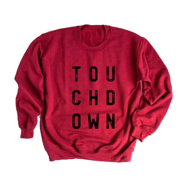 Touchdown Graphic Sweatshirt, Hue / Red, hi-res image number null