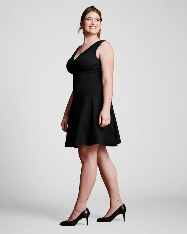 Bra-Free Fit & Flare, Black / Black, alternate image number null