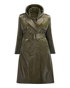 The Drew Metallic Trench Coat