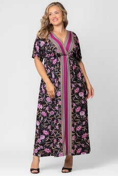 Wanderlust Border Print Maxi Dress