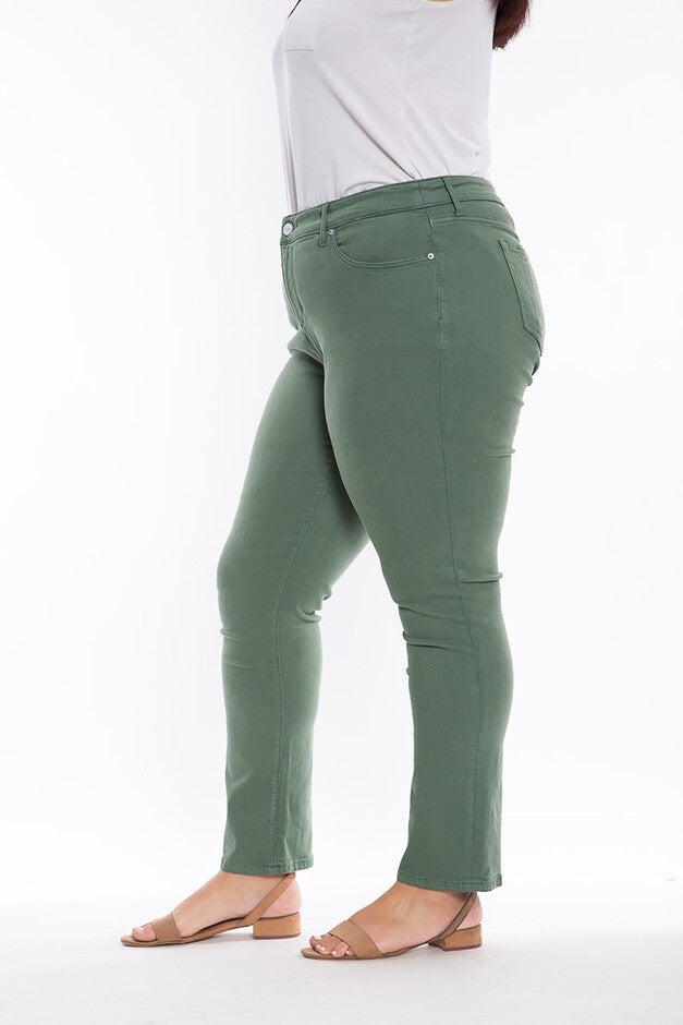 Mid Rise Slim - Myrtle, MYRTLE / Sage Green, alternate image number 3