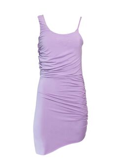 Asymmetrical Ruched Dress