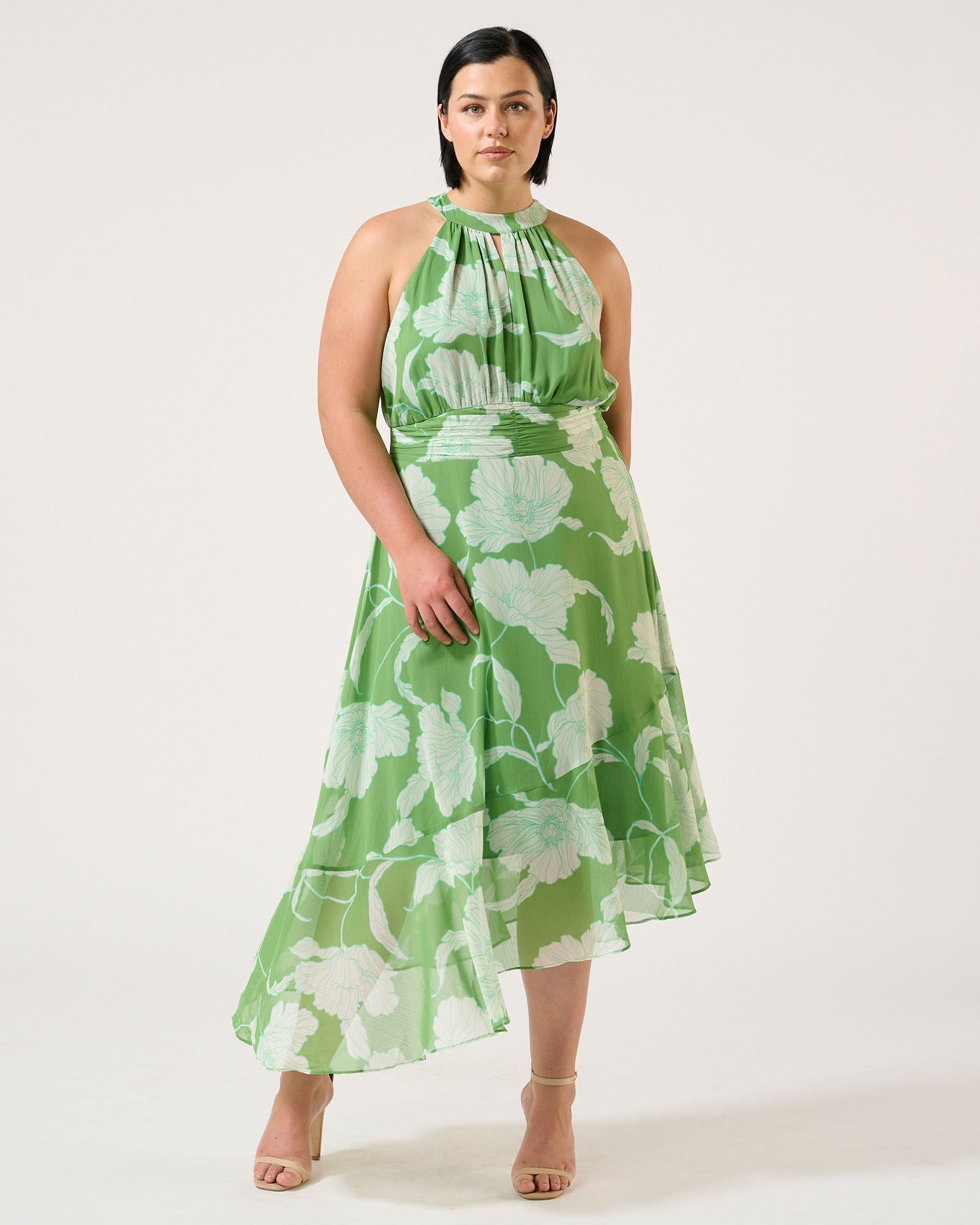 Seafall Dress, Print / Kelly Green, alternate image number 5