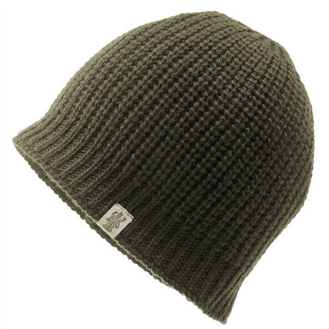 CARDIGAN KNIT BEANIE IN OLIVE, Olive / Olive Green, hi-res image number null