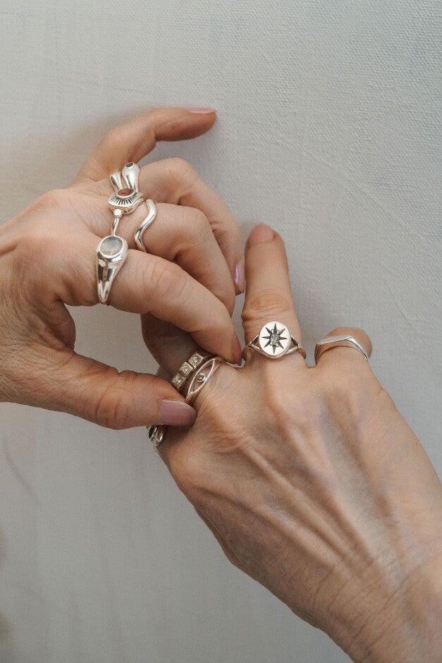 The Perspective Ring | Silver, Silver / Silver, alternate image number 4