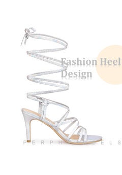 Snakeskin Strappy Lace Up Stiletto Heels Gladiator Sandals
