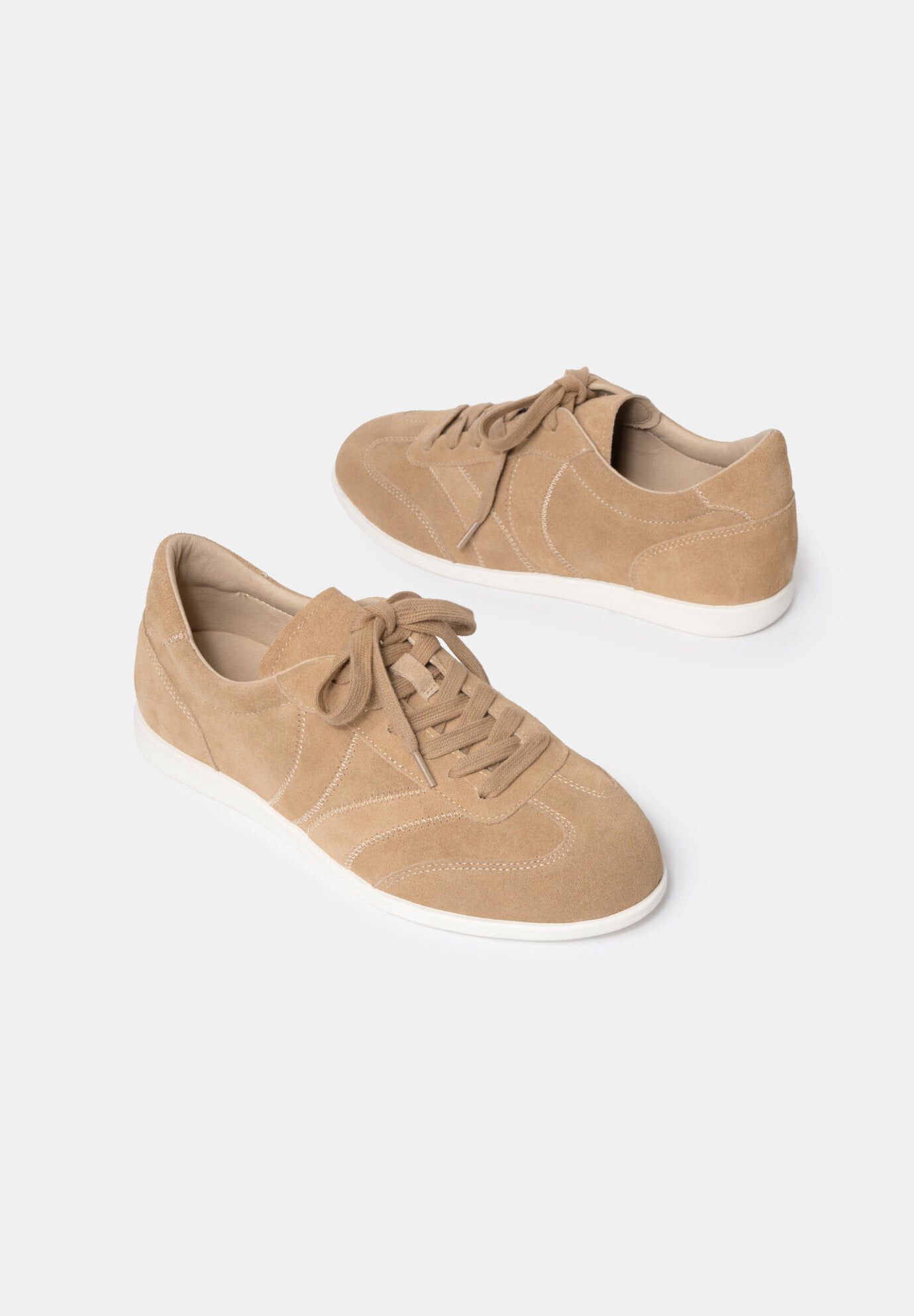 Rue Sneakerina, Dark Camel Suede / Brown, alternate image number 2