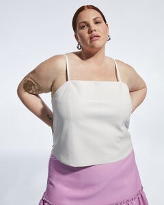 Penny Recycled Leather Cami