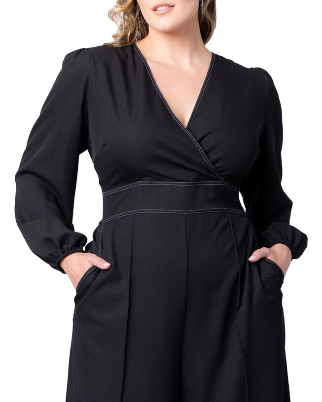 Tessa Cropped Wide-Leg Jumpsuit, , alternate image number null