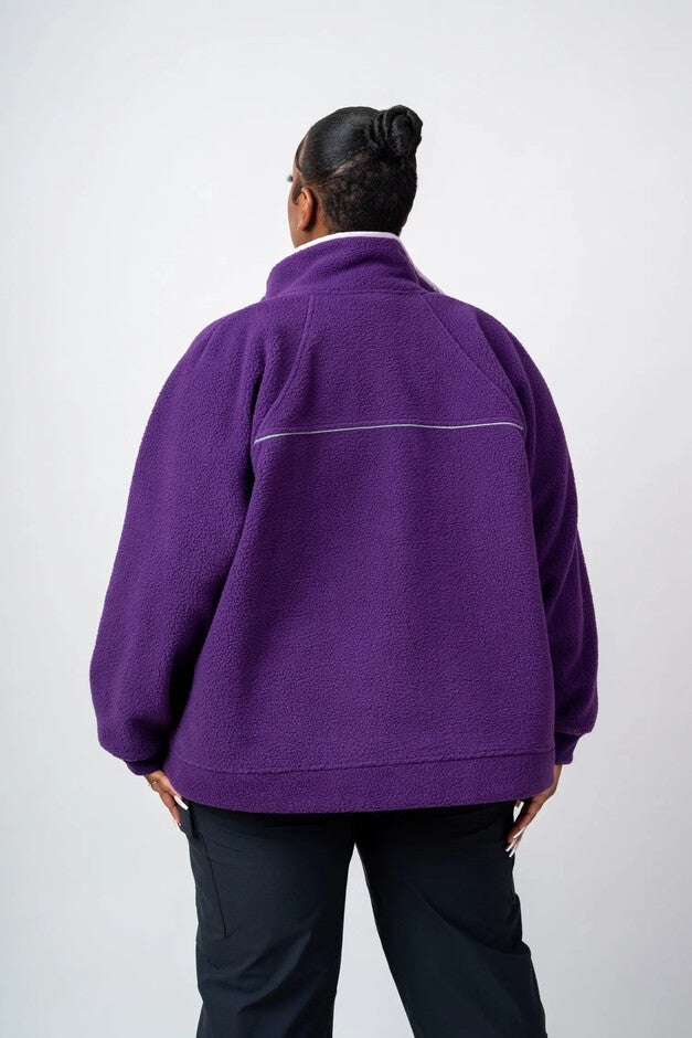 go far fleece 2.0, Eggplant / Purple, alternate image number 2
