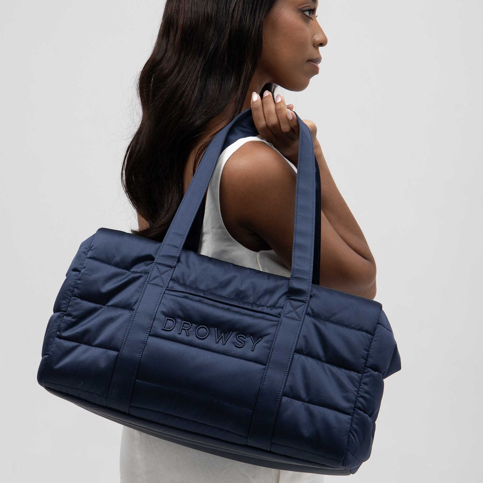 Silk Weekender, Midnight Blue / Navy, alternate image number 3