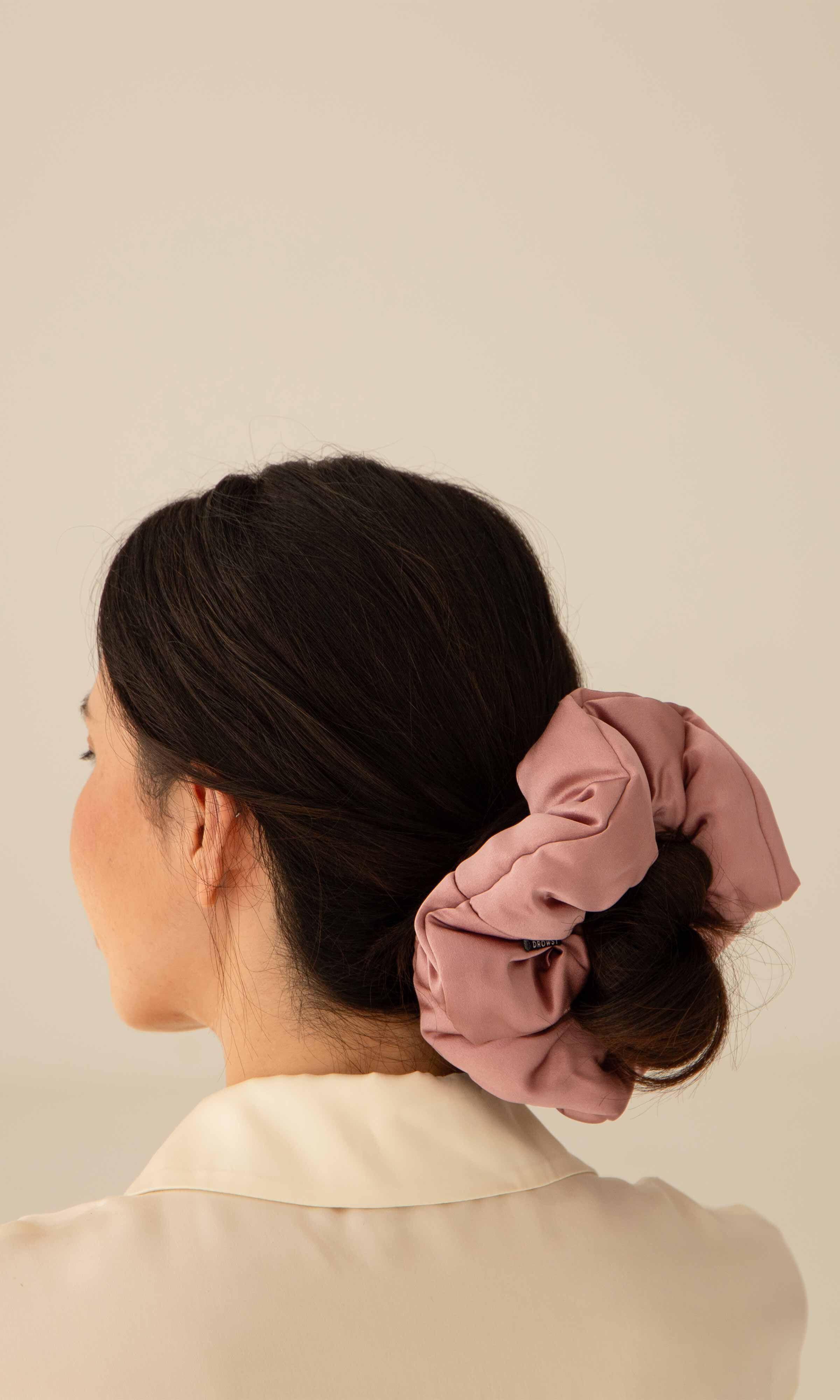 Padded XXL Scrunchie, Damask Rose / Pink, alternate image number 3