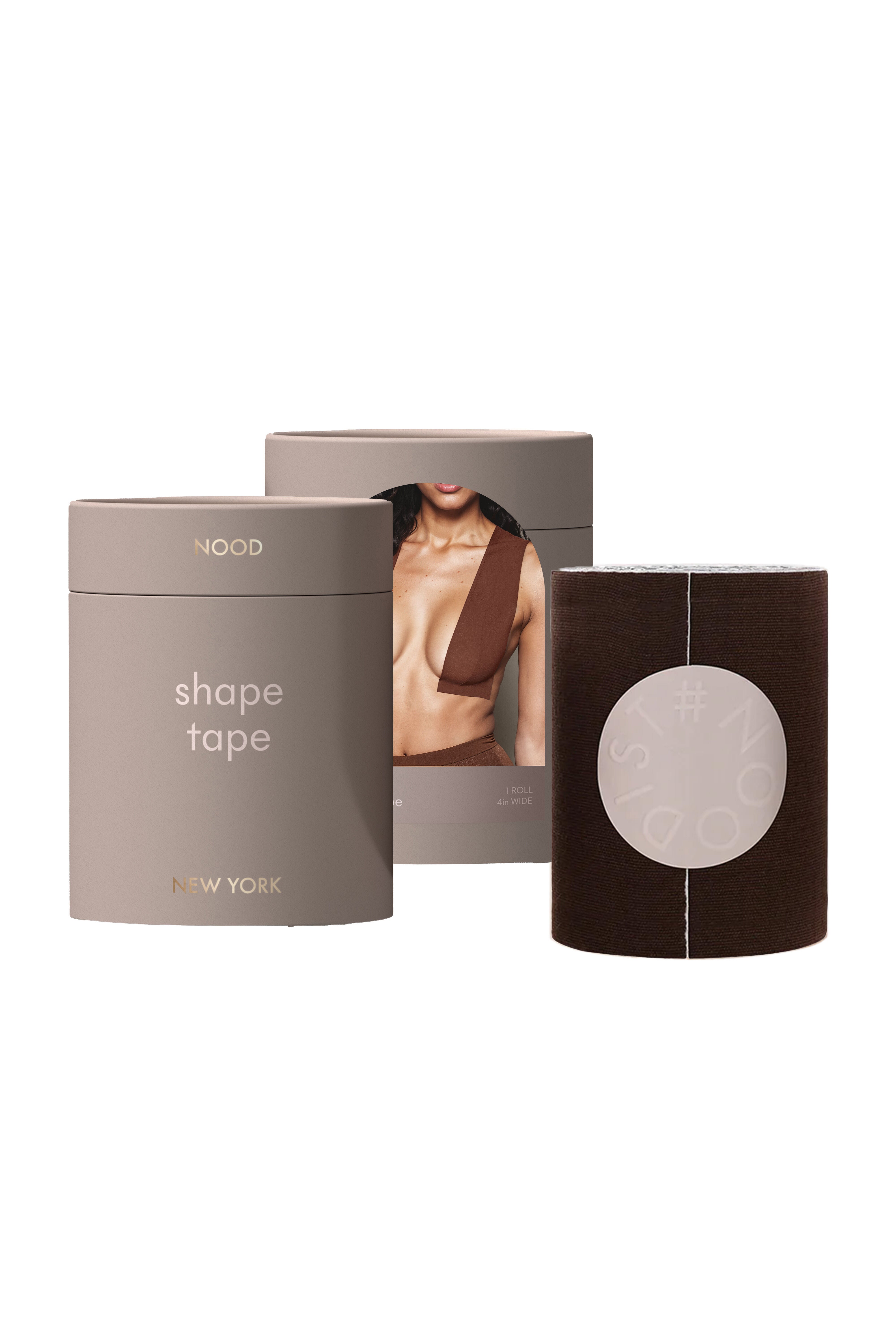 Shape Tape 4 inches Wide Breast Tape, No 9 Espresso / Brown, hi-res image number 0