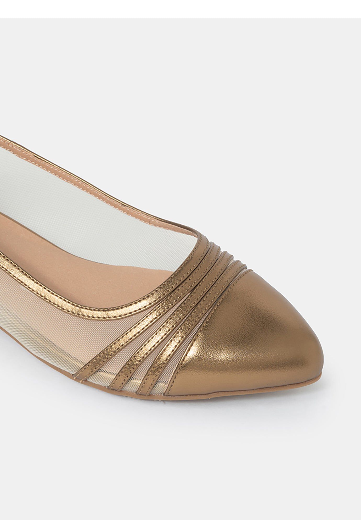 Celeste Ballerina Flats, Bronze / Bronze, alternate image number 2