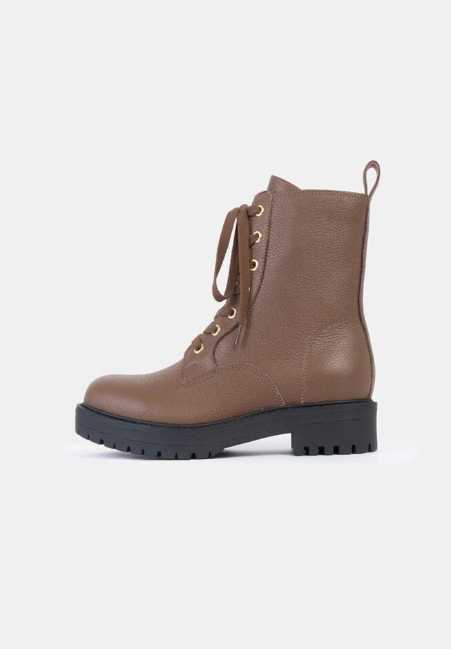 Morgan Combat Boots, Brown Sugar / Brown, alternate image number 1