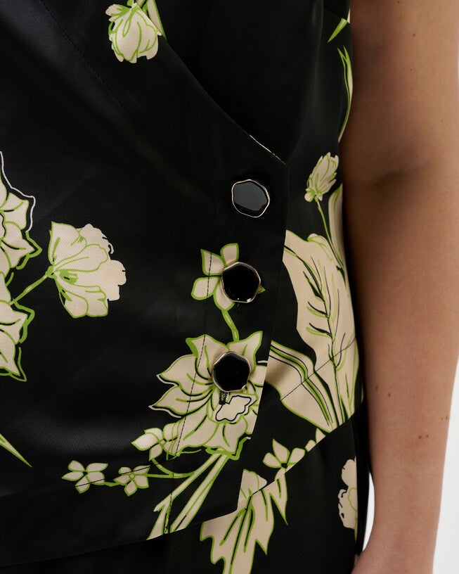 Baia Top, Print / Black, alternate image number 4