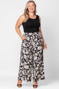 Eva Wide Leg Palazzo Pants
