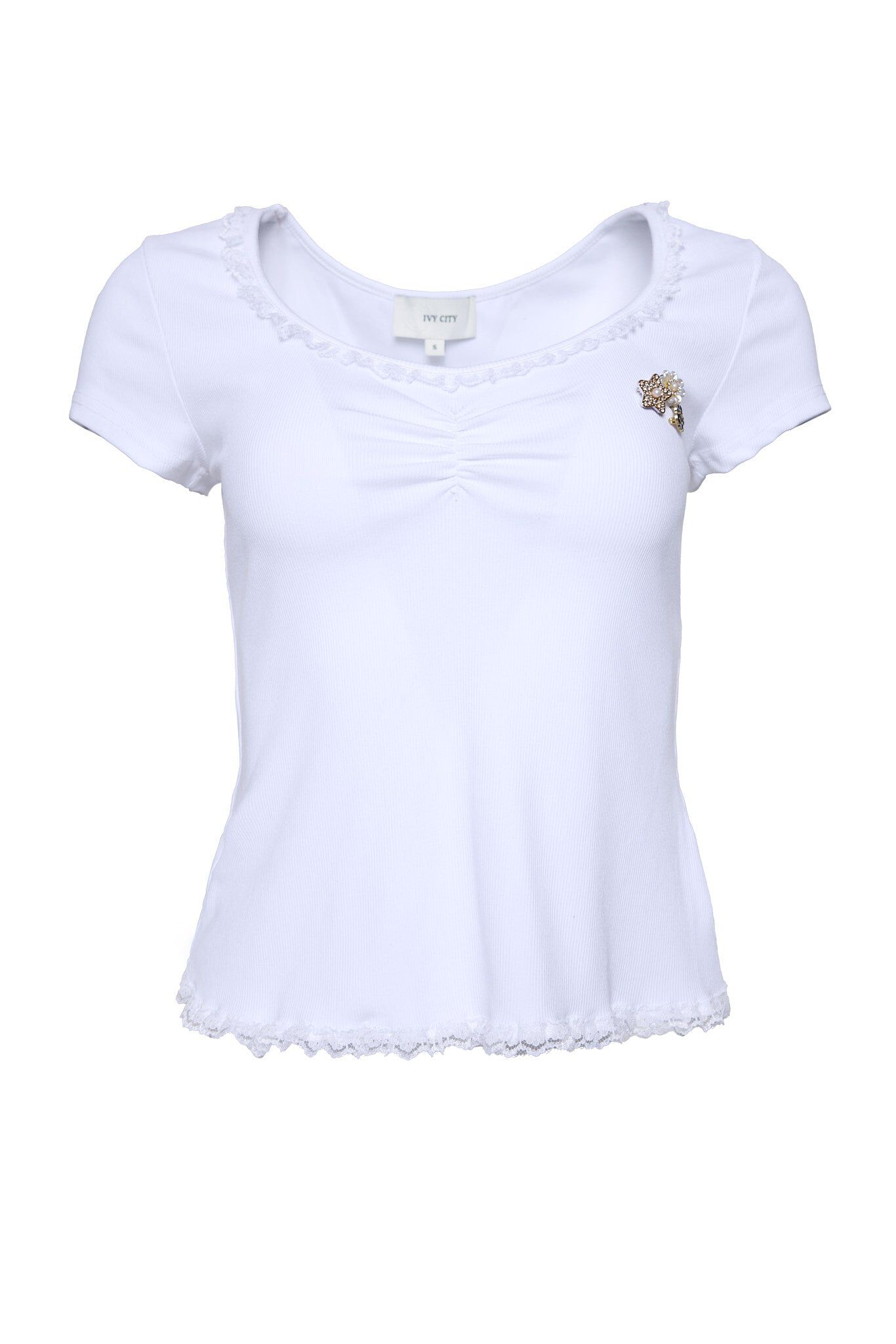 Lily Top, White / White, alternate image number 3