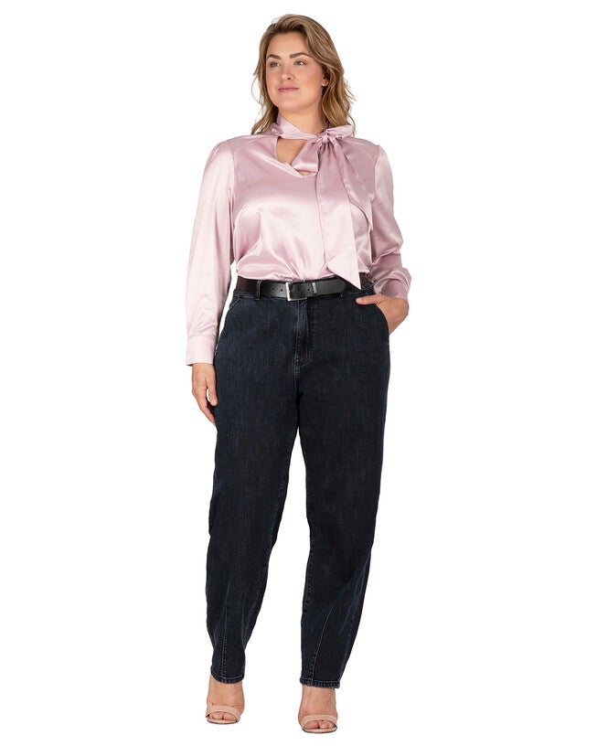 Zuma Women's Plus Size Tapered Trouser Pants, , alternate image number 8