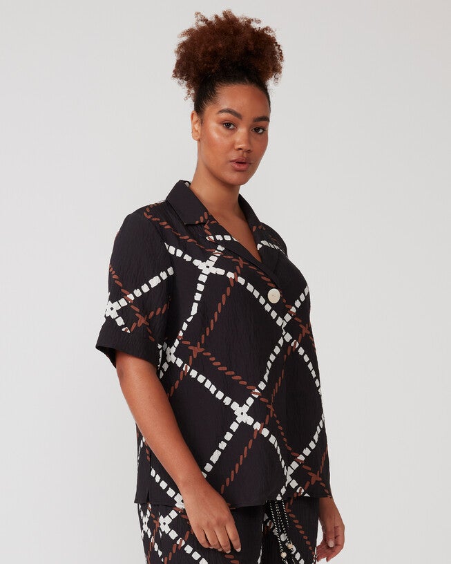 Marine Top, Print / Black, alternate image number 2