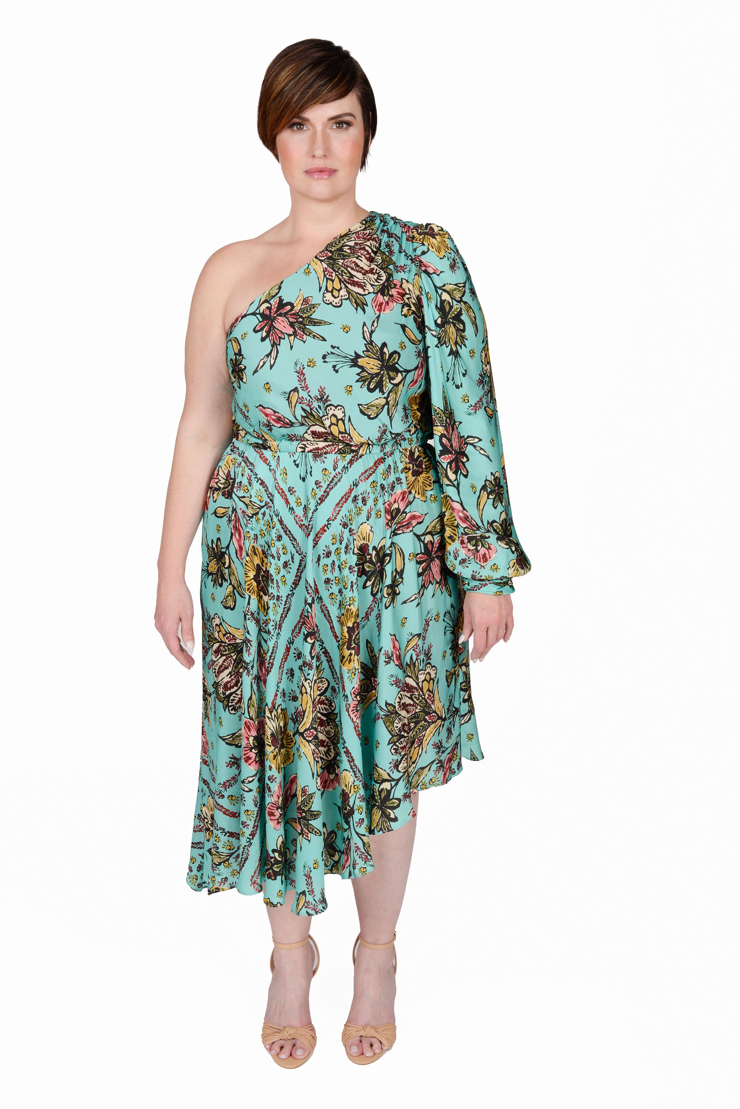 Olivia One Shoulder Dress, , alternate image number 5