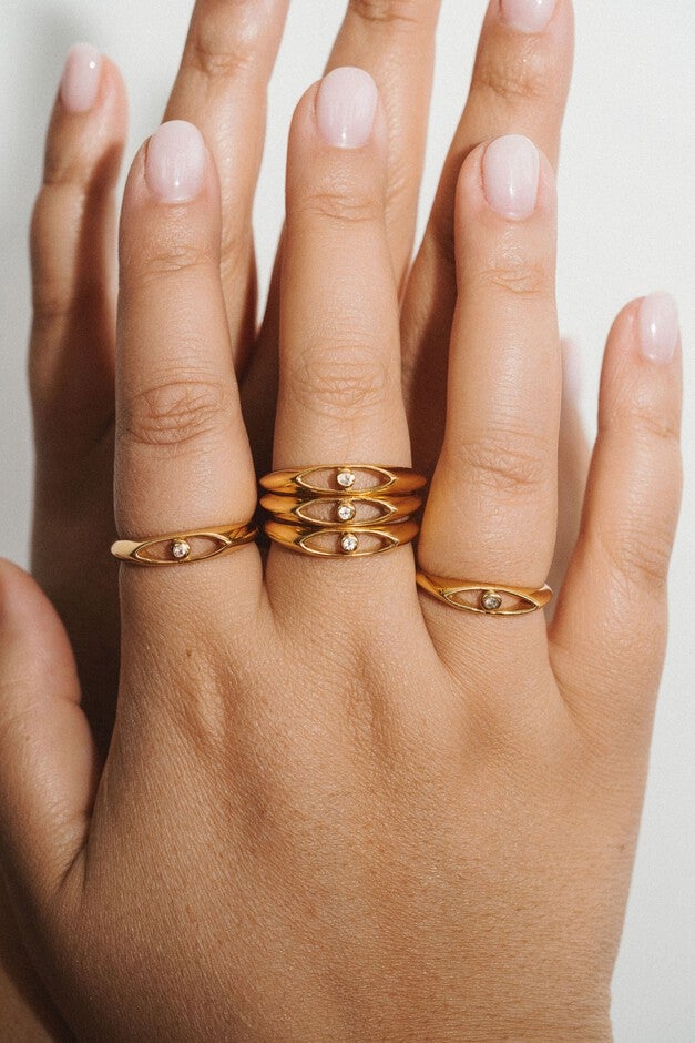 The Perspective Ring | Gold, Gold / Gold, alternate image number 2