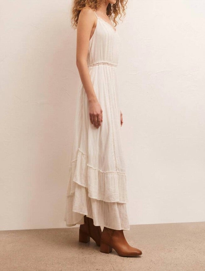 ROSE MAXI DRESS IN WHITE, White / White, alternate image number null